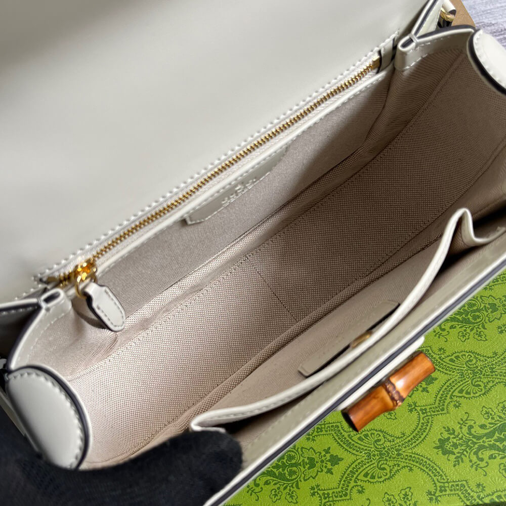 Gucci Bamboo 1947 Medium Top Handle Bag - Replica Luxury Bags™