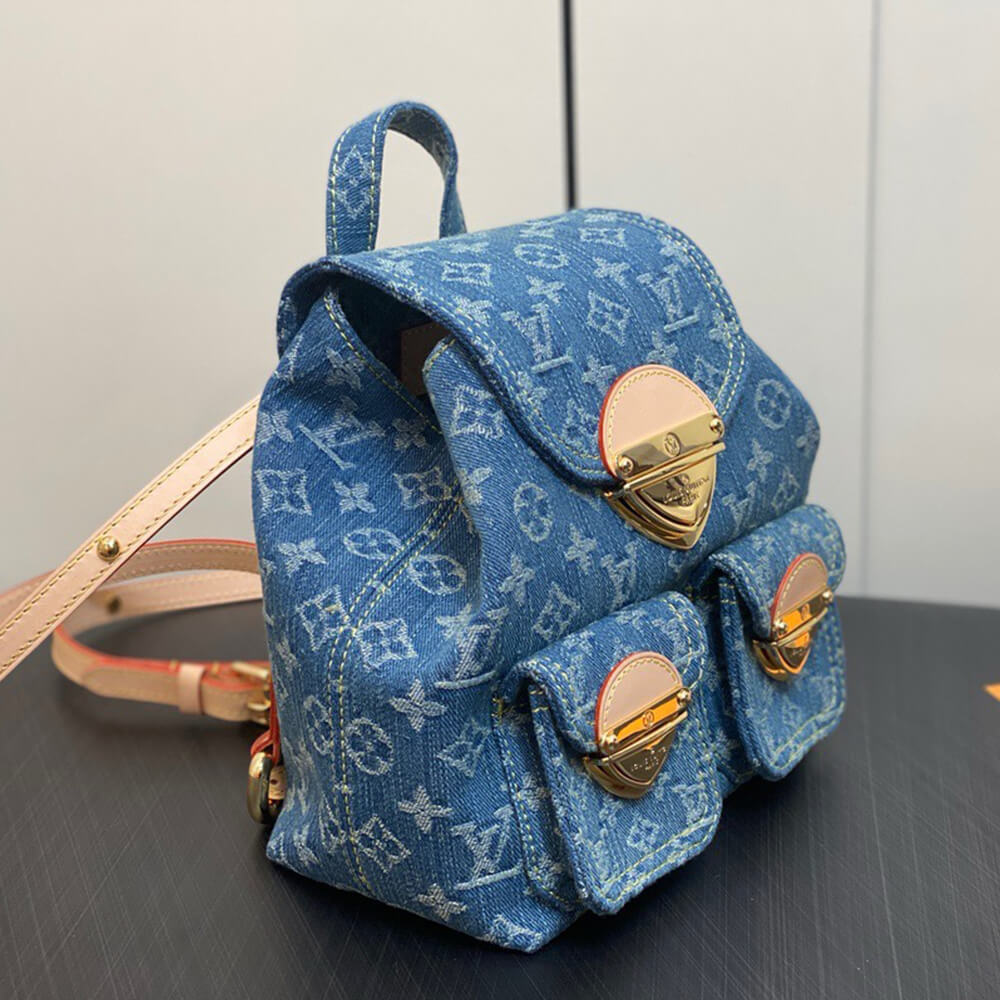 LV Venice Denim Backpack Bag - Replica Luxury Bags™