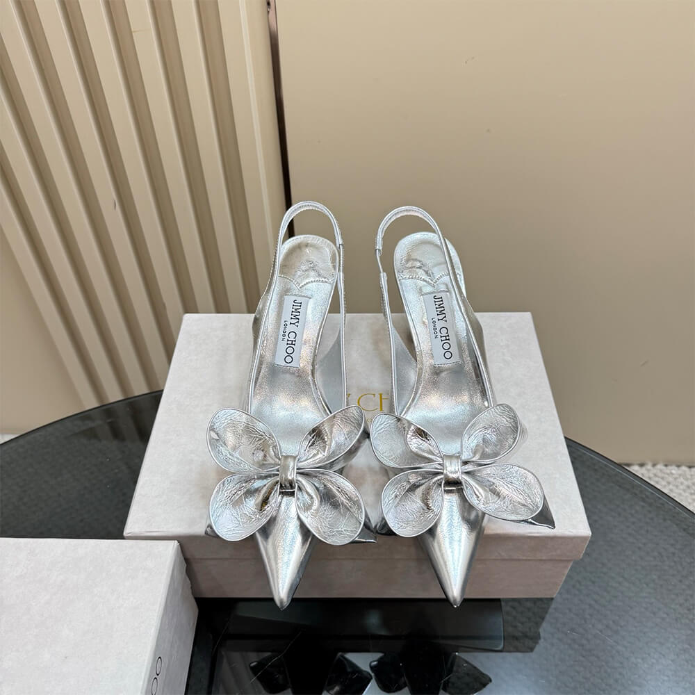 Jimmy Choo Staz Sling Back 70 Shoes - Replica Luxury Bags™