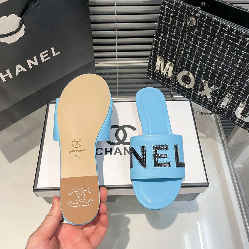 Chanel Slides Shoes - Replica Luxury Bags™