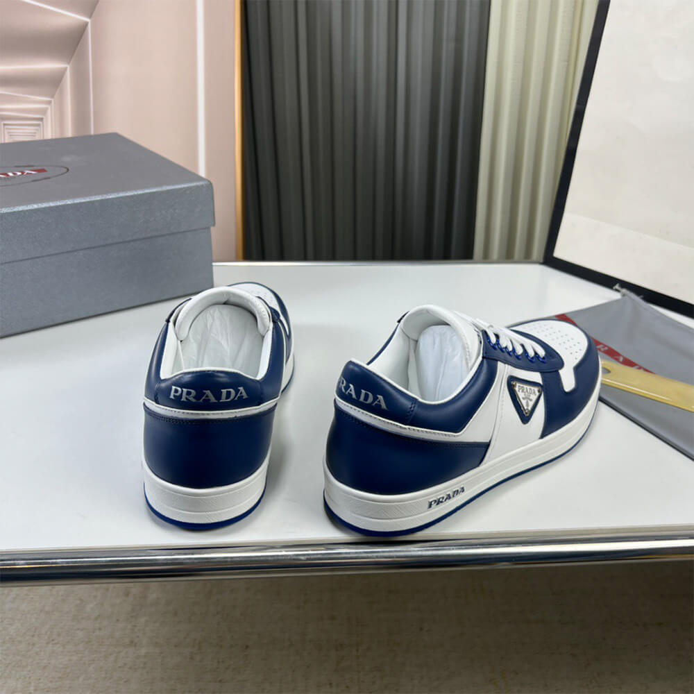 Prada Downtown Nappa Leather Sneakers Shoes - Replica Luxury Bags™