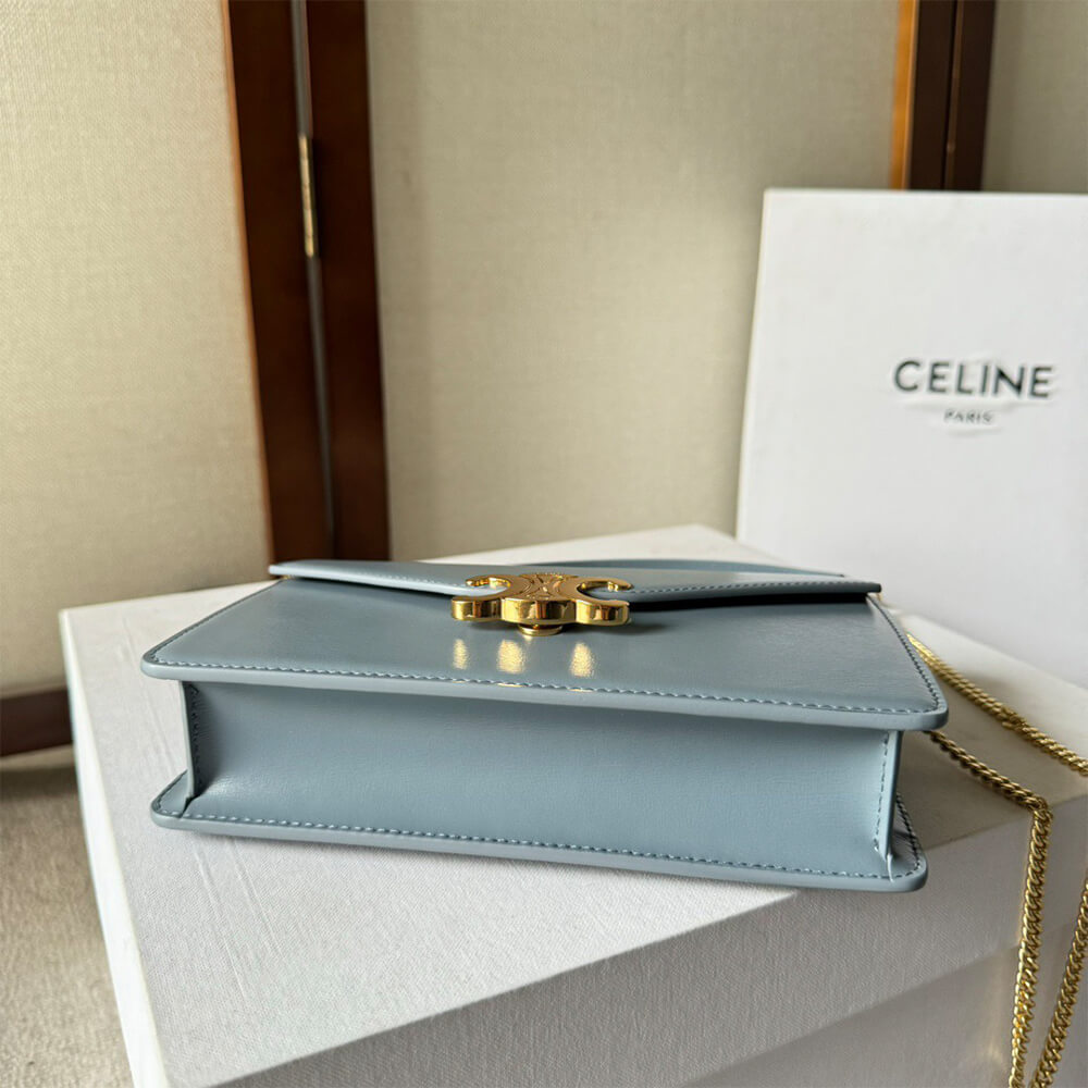 Celine Wallet On Chain Margo Bag in Shiny Calfskin - Replica Luxury Bags™