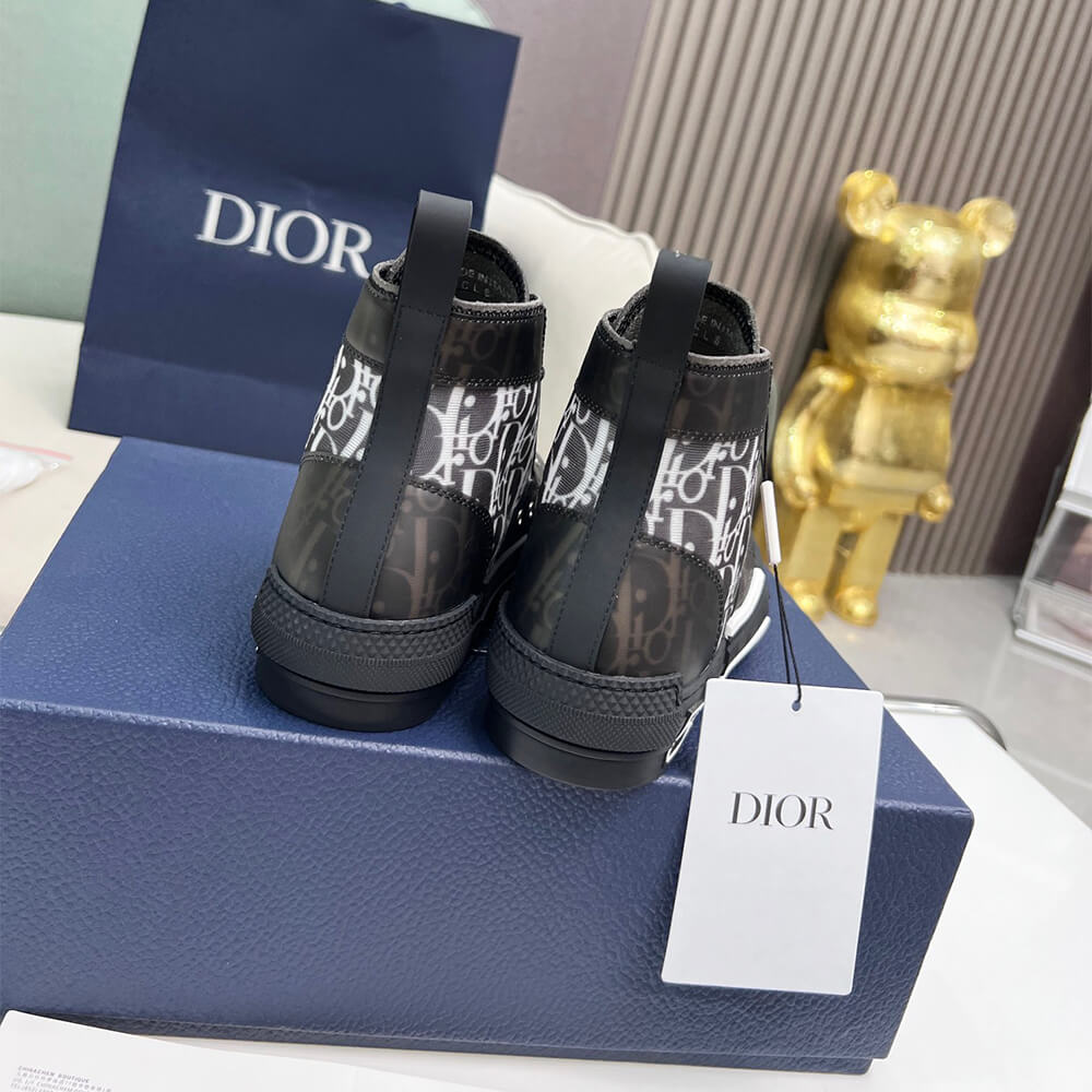 Dior B23 High-Top Sneakers Dior Oblique Shoes - Replica Luxury Bags™