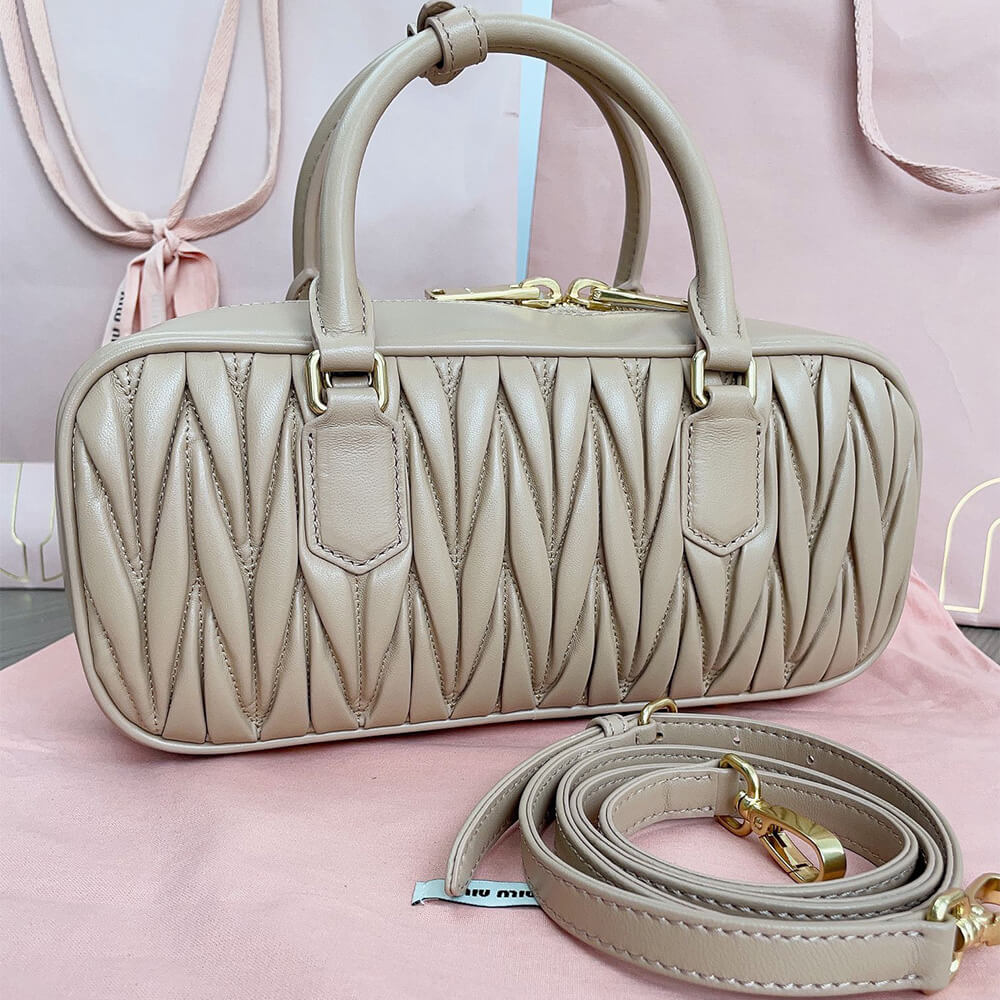 Miumiu Large Arcadie Matelasse Nappa Bag - Replica Luxury Bags™