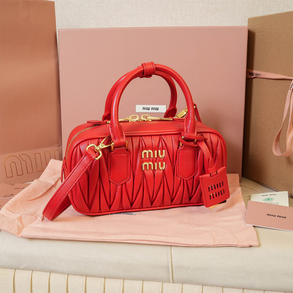 Miumiu Medium Arcadie Matelasse Nappa Bag - Replica Luxury Bags™
