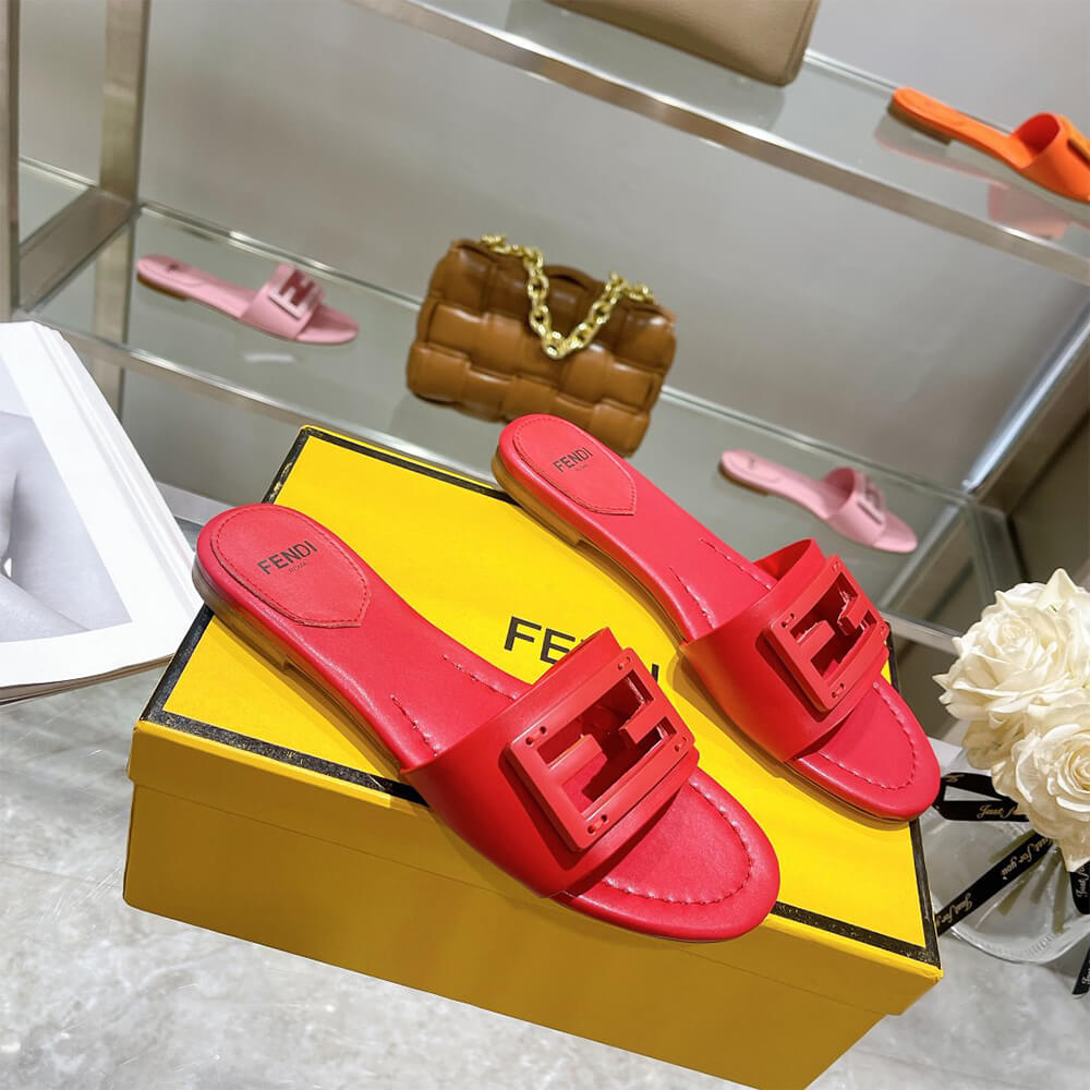 Fendi Baguette Slides Shoes - Replica Luxury Bags™