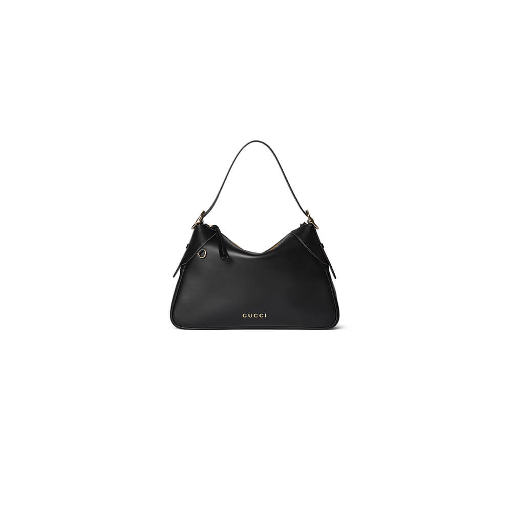 Gucci GG Emblem Medium Shoulder Bag - Replica Luxury Bags™