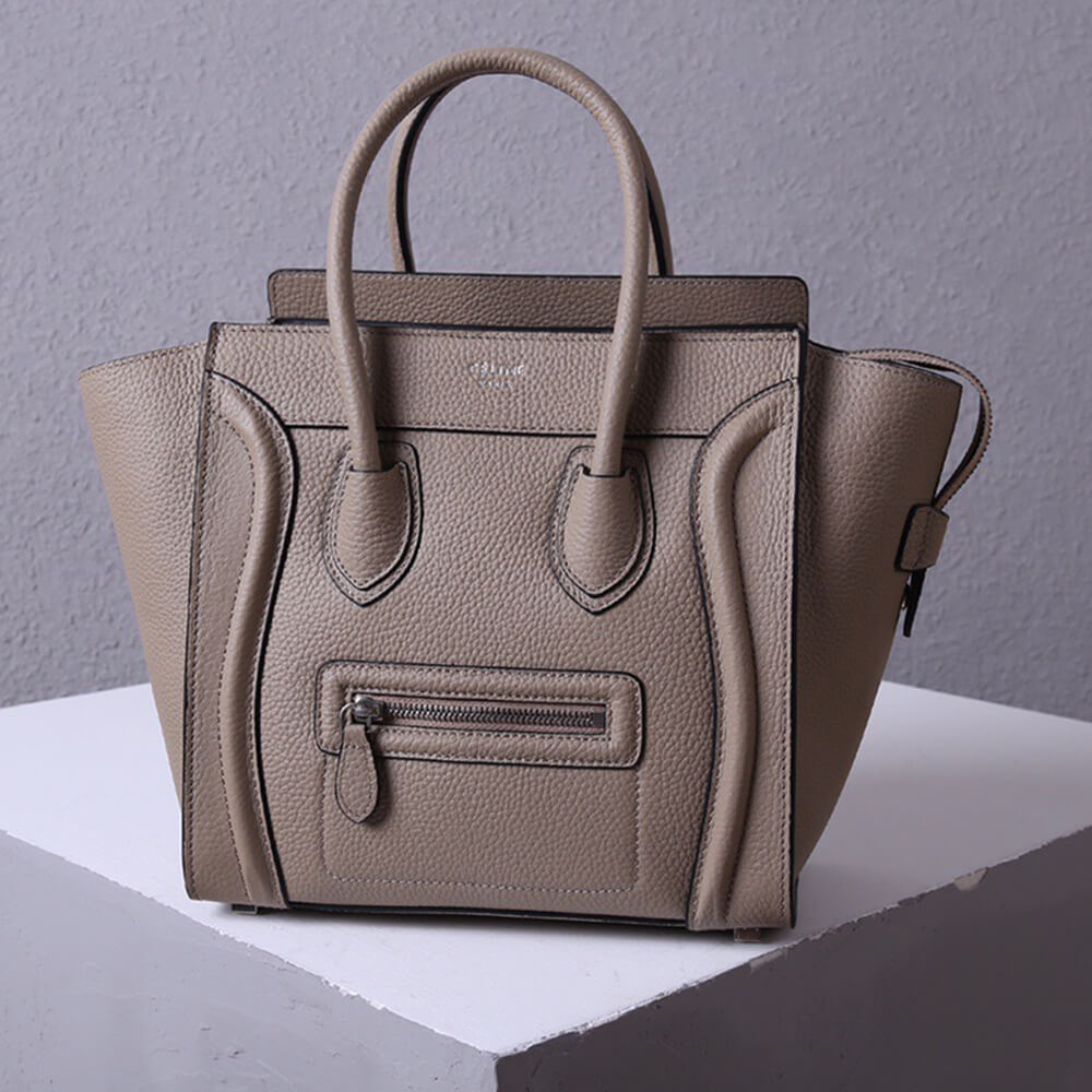 Celine Micro Luggage Handbag in Calfskin - Replica Luxury Bags™