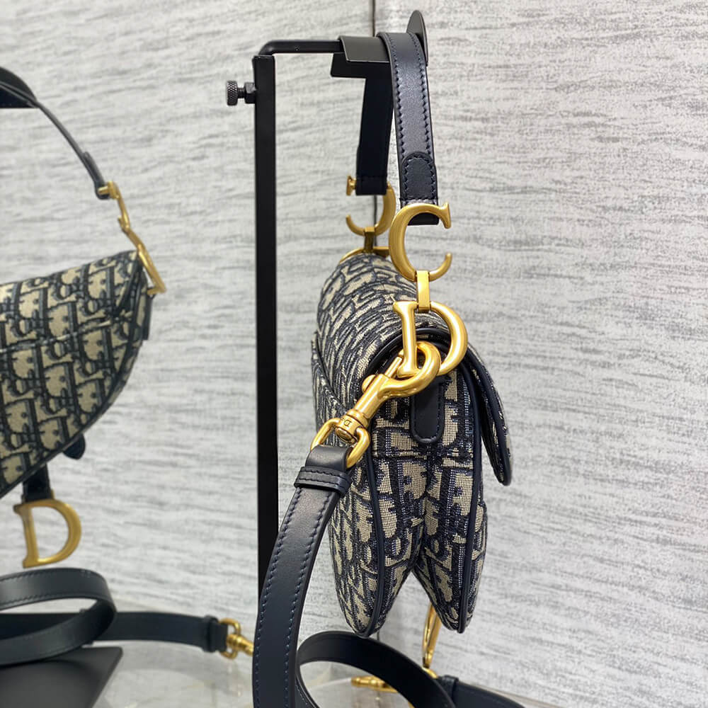 Dior Mini Saddle Bag with Strap - Replica Luxury Bags™