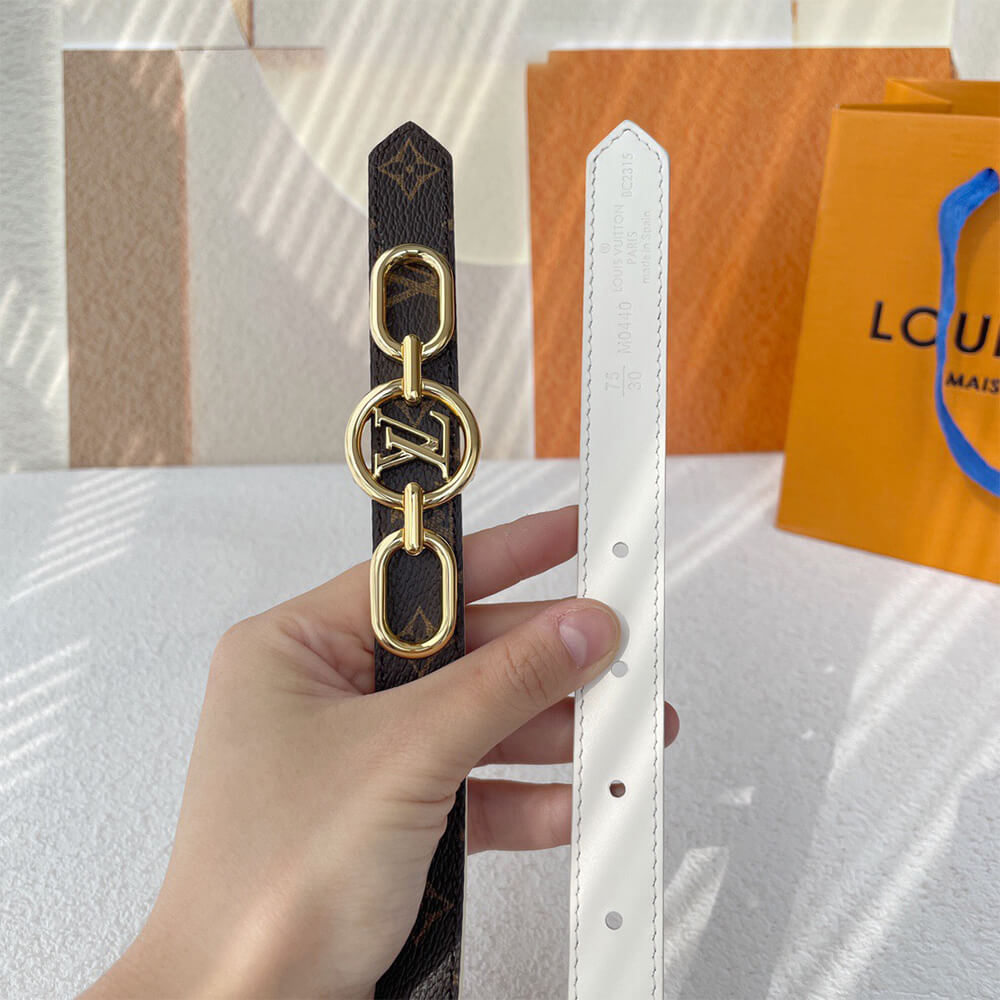 LV Circle Prime 20mm Reversible Belt - Replica Luxury Bags™