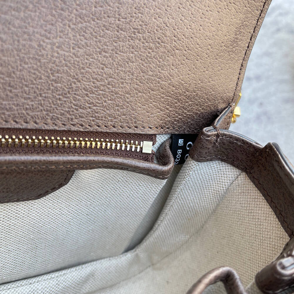 GUCCI BAMBOO 1947 JUMBO GG SMALL TOP HANDLE BAG - Replica Luxury Bags™