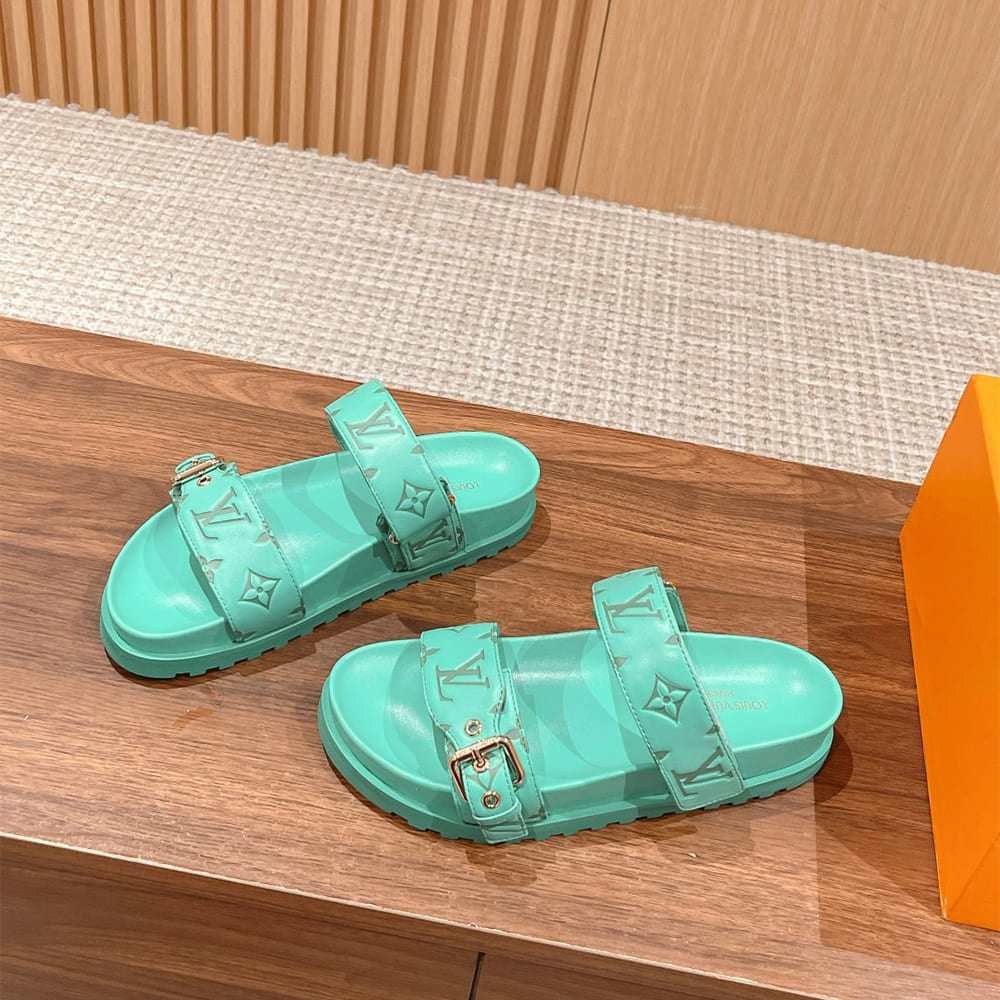 LV Bom Dia Flat Comfort Mule Shoes - Replica Luxury Bags™