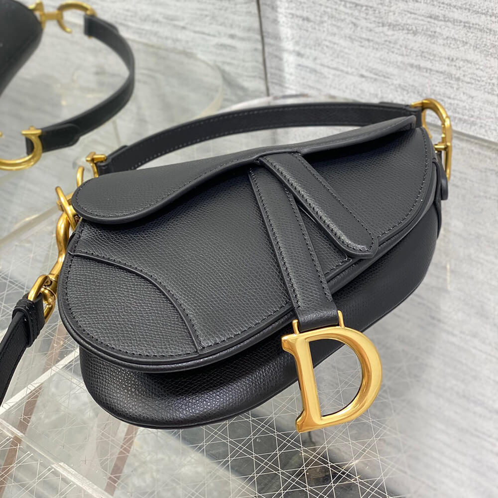 Dior Mini Saddle Bag with Strap - Replica Luxury Bags™