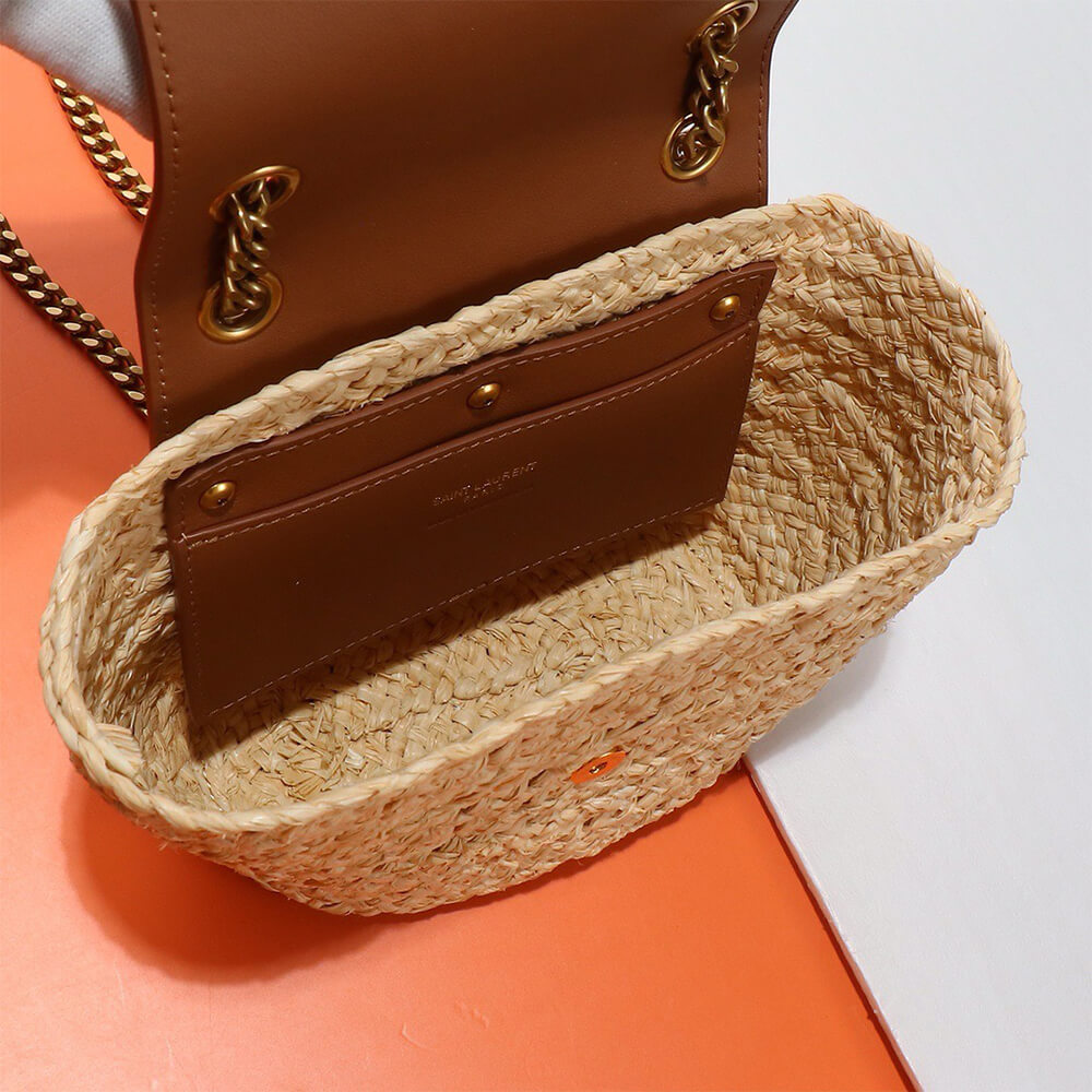 YSL Mini Manon Bag in Raffia - Replica Luxury Bags™