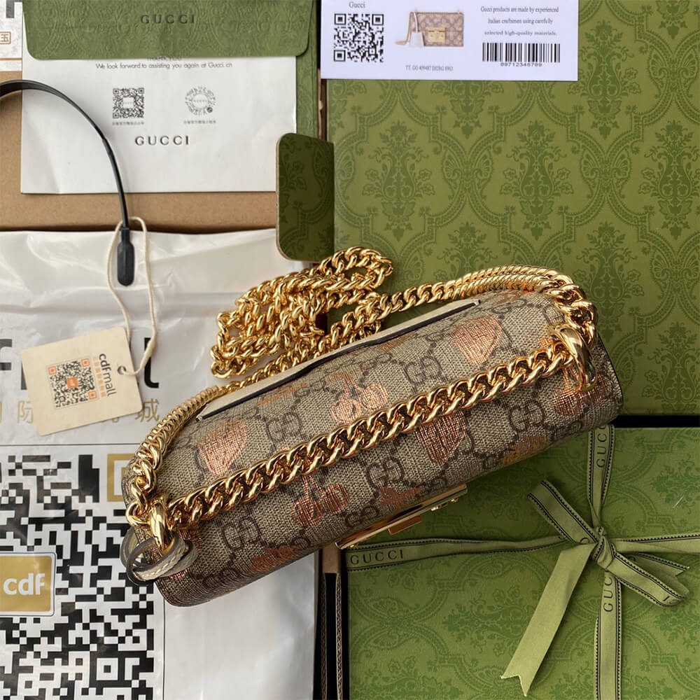 Gucci Padlock Small Berry Shoulder Bag - Replica Luxury Bags™