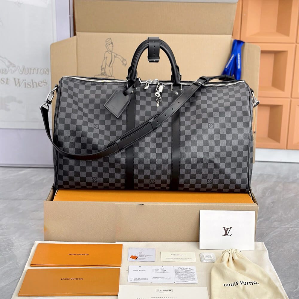 LV Keepall Bandouliere 55 Bag - Replica Luxury Bags™