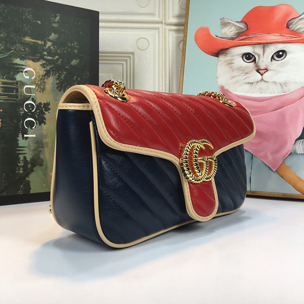 Gucci GG Marmont Small Matelasse Shoulder Bag - Replica Luxury Bags™