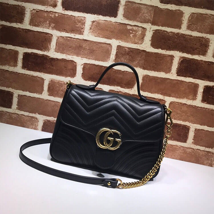 Gucci GG Marmont Small Top Handle Bag - Replica Luxury Bags™