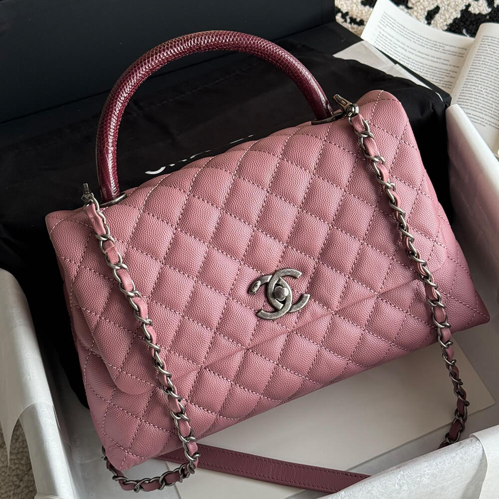 Chanel Large Flap Bag With Top Handle - Replica Luxury Bags™