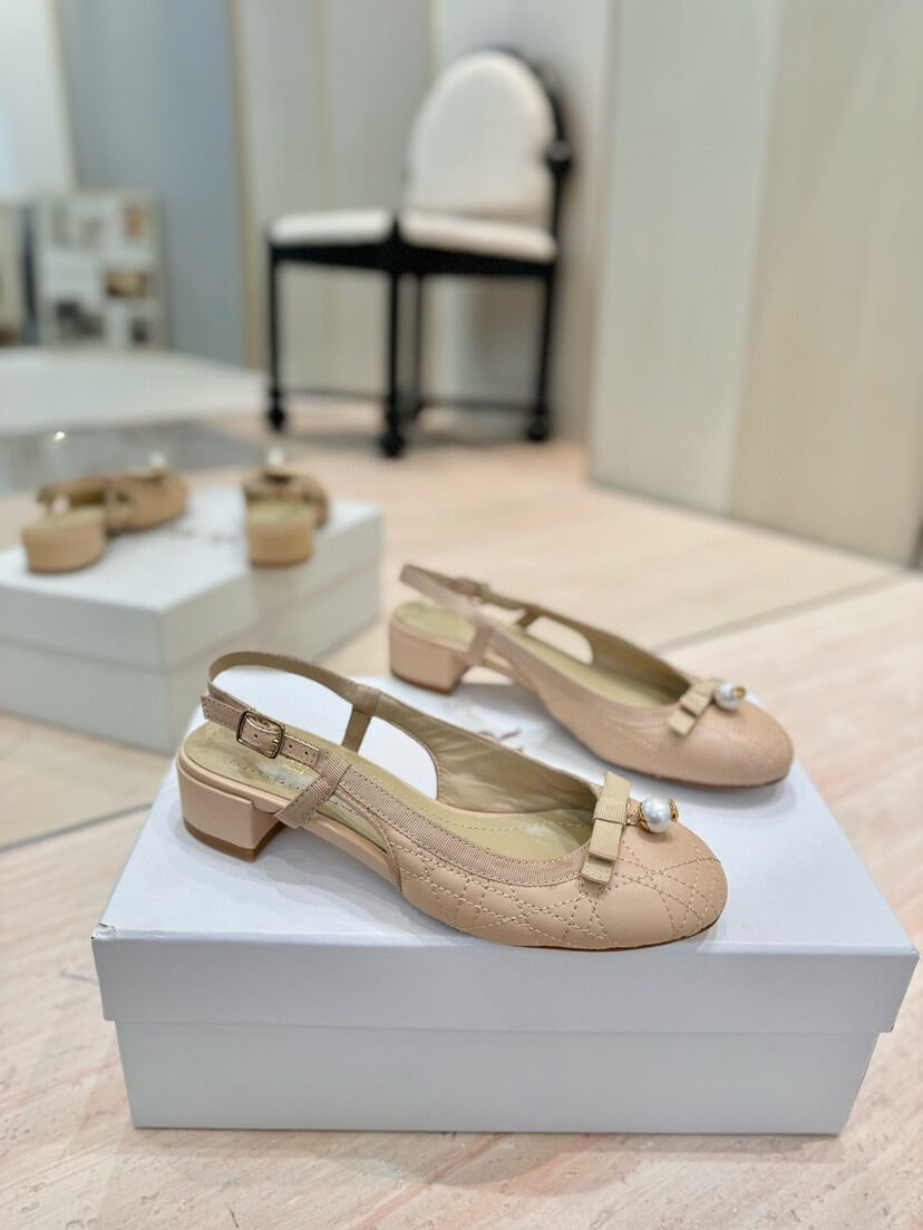 Dior Ballet Slingback Pump Shoes - Replica Luxury Bags™