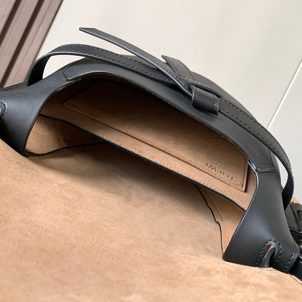 Loewe Small Gate bag in soft calfskin and jacquard - Replica Luxury Bags™