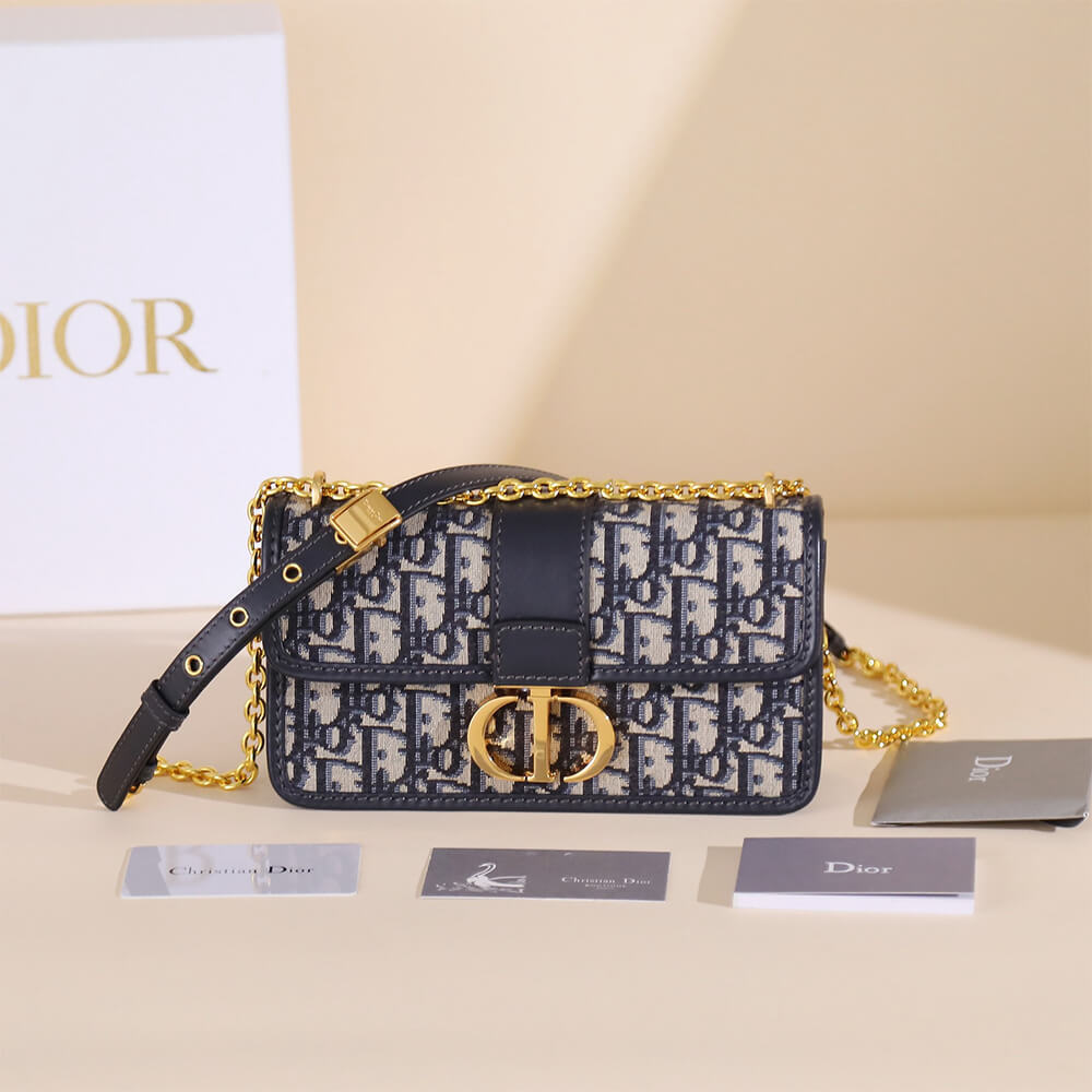 Dior 30 Montaigne East-West Bag with Chain - Replica Luxury Bags™