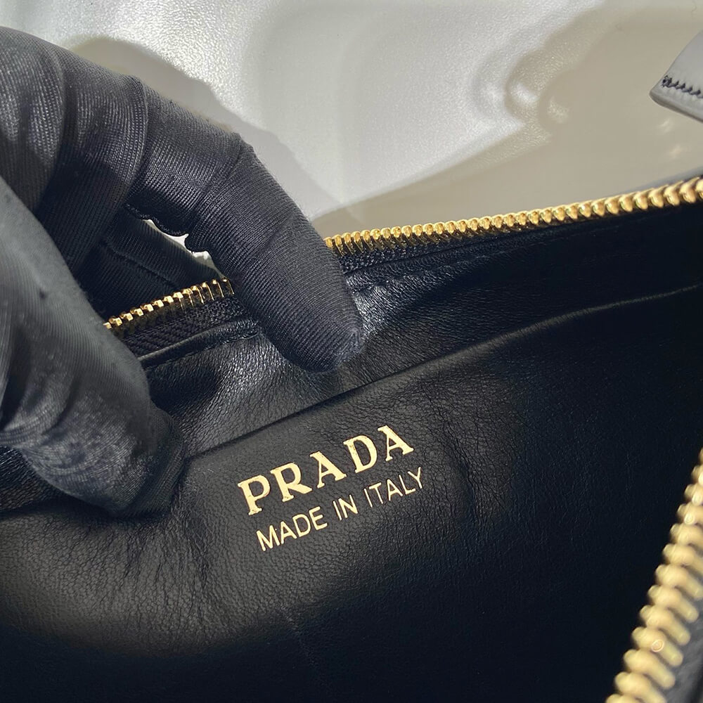Prada Arqué Small Leather Shoulder Bag - Replica Luxury Bags™