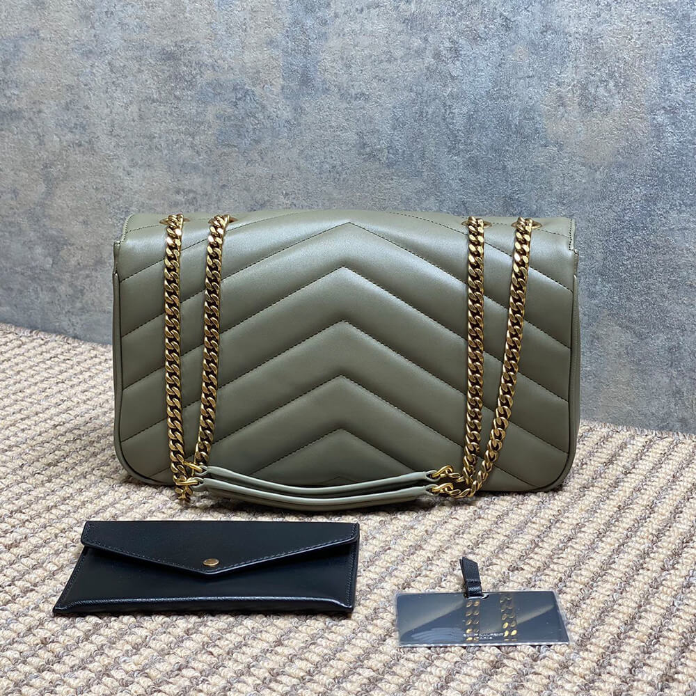 YSL Loulou Medium Bag in Matelasse Lambskin - Replica Luxury Bags™