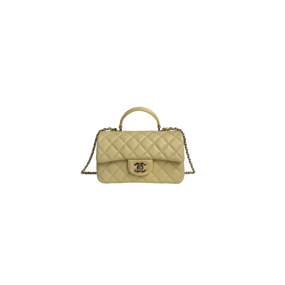 Chanel Mini Classic Handbag With Top Handle - Replica Luxury Bags™