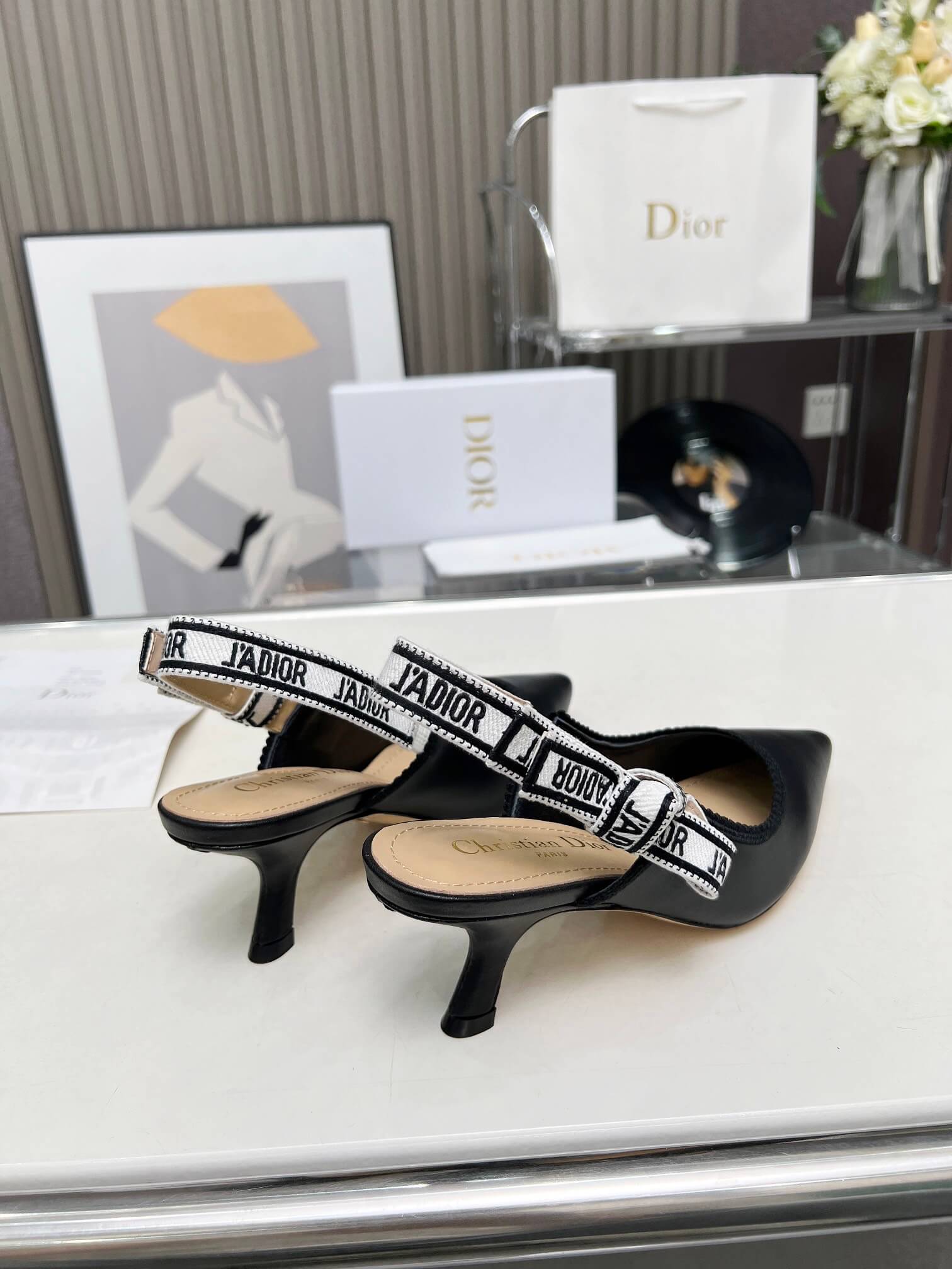 J Adior Slingback Pump Shoes - Replica Luxury Bags™