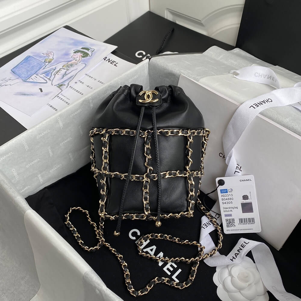 Chanel Small Drawstring Bag - Replica Luxury Bags™