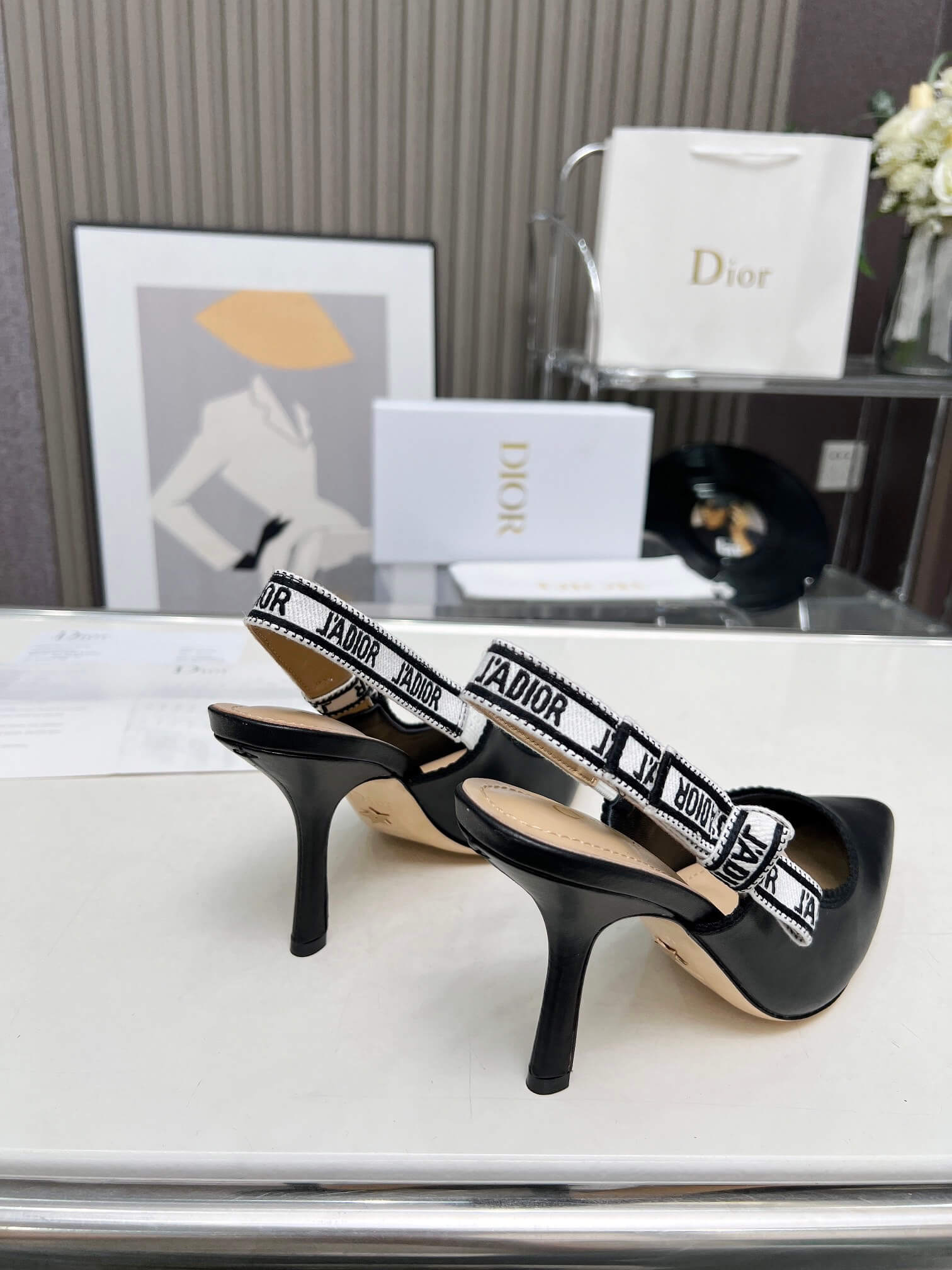 J Adior Slingback Pump Shoes - Replica Luxury Bags™