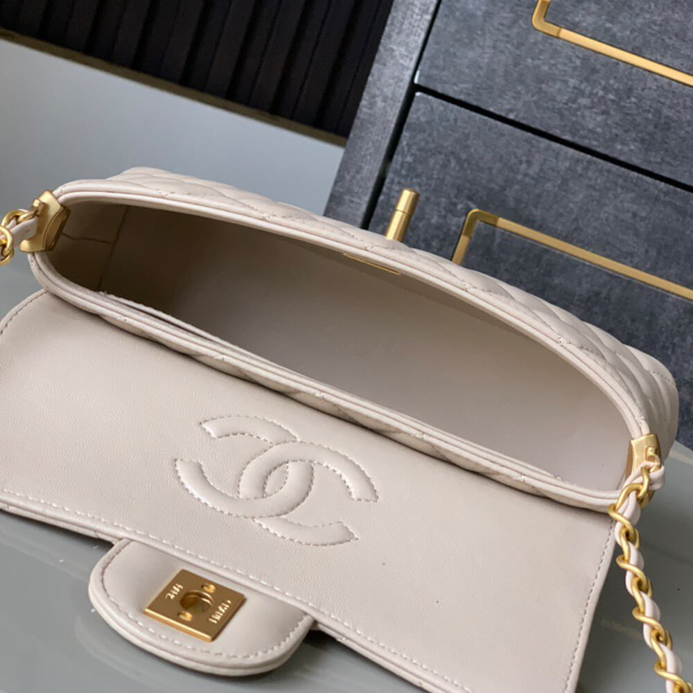 CHANEL Mini Flap Bag with Top Handle - Replica Luxury Bags™