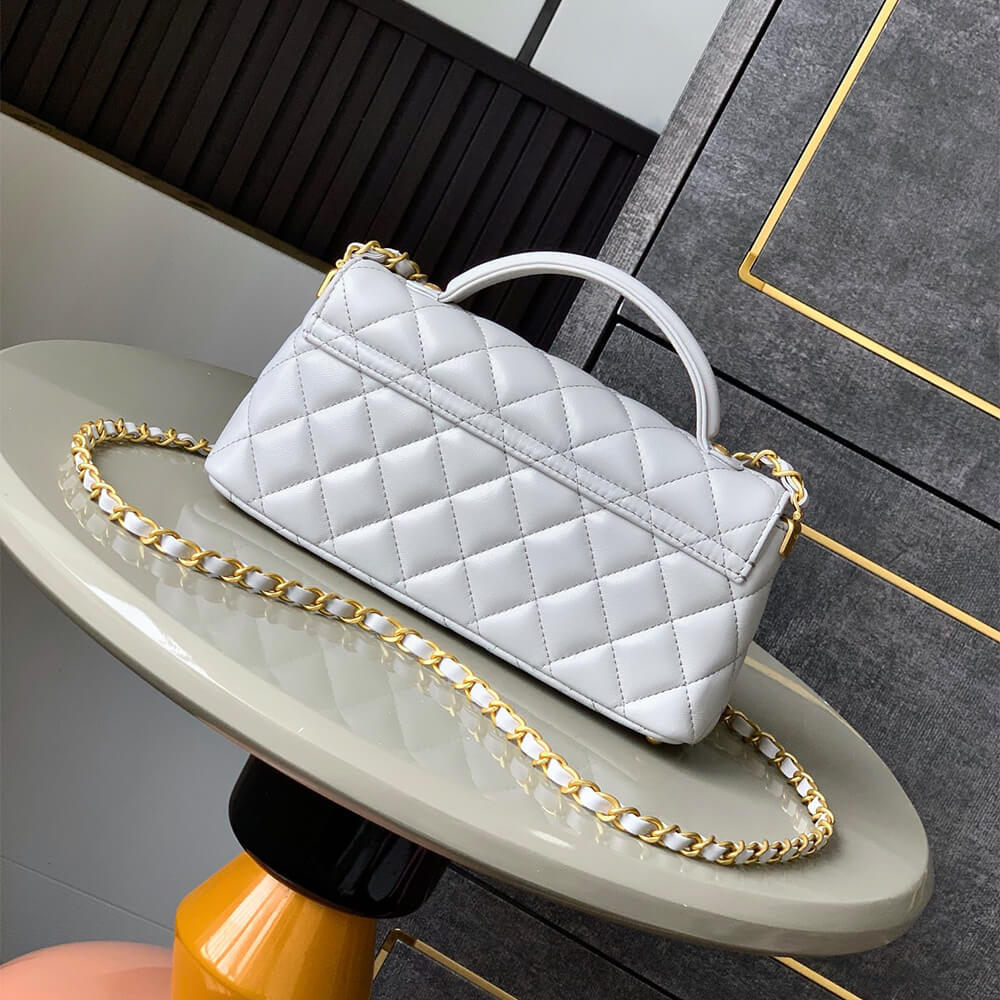 CHANEL Mini Flap Bag with Top Handle - Replica Luxury Bags™