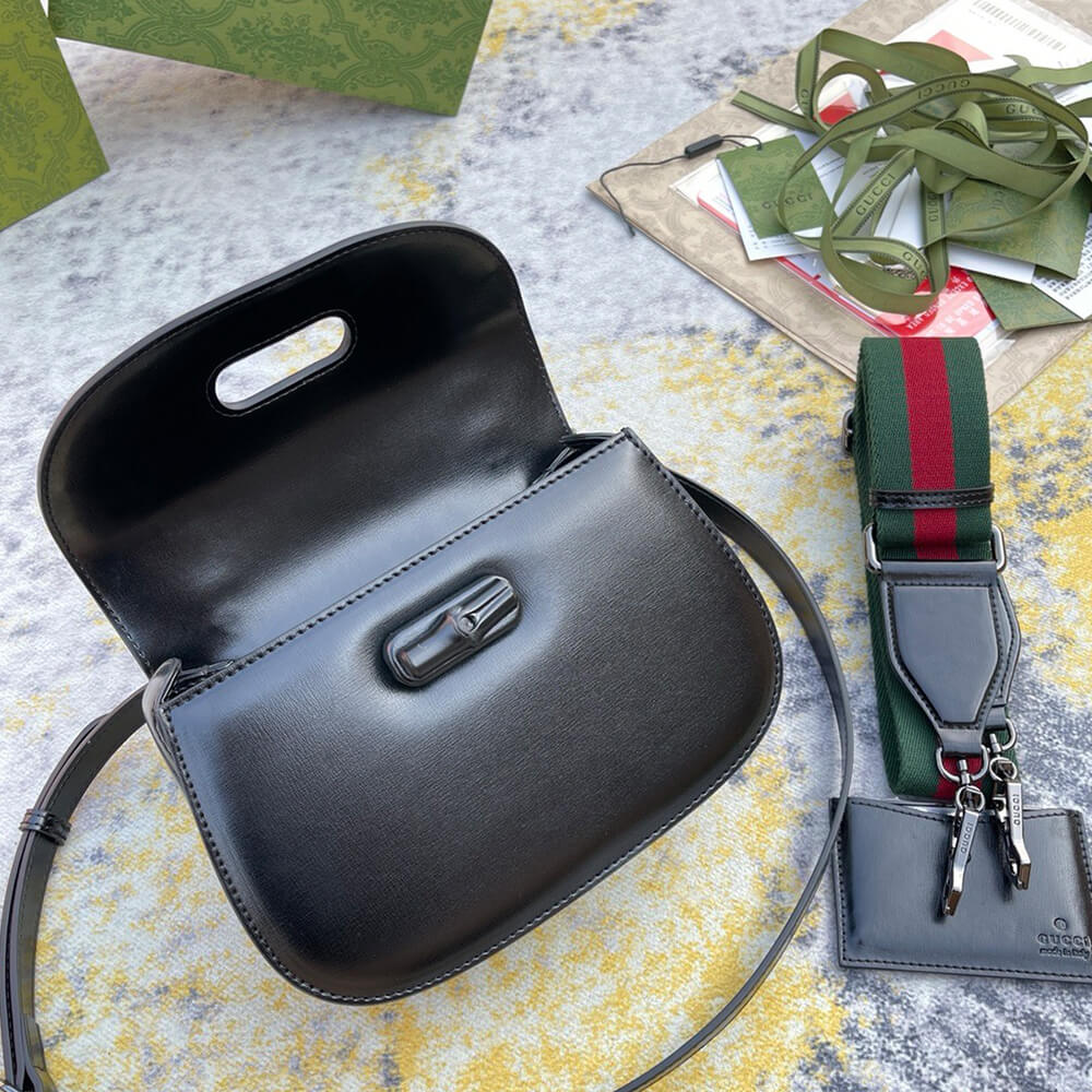 Gucci Bamboo 1947 Jumbo GG Small Top Handle Bag - Replica Luxury Bags™