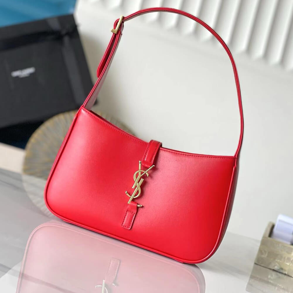 YSL LE 5 A 7  Hobo Bag In Smooth Leather - Replica Luxury Bags™