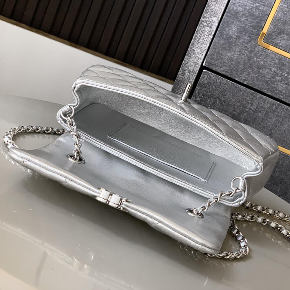 Chanel Flap Bag Phone Holder With Chain - Replica Luxury Bags™