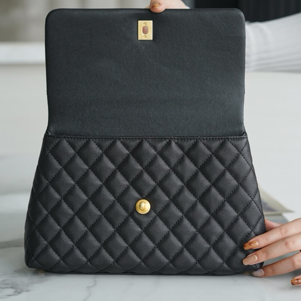 Chanel Large Flap Bag With Top Handle - Replica Luxury Bags™