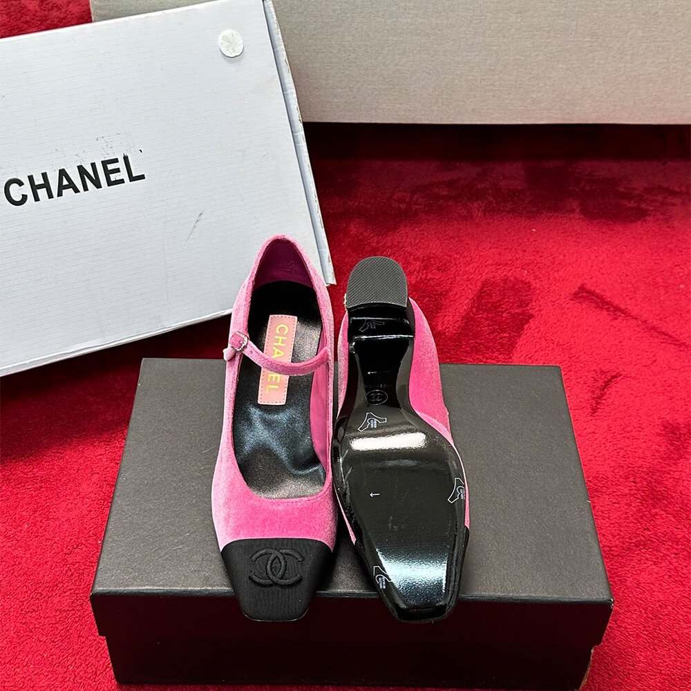 Chanel Mary Janes Heel Shoes - Replica Luxury Bags™