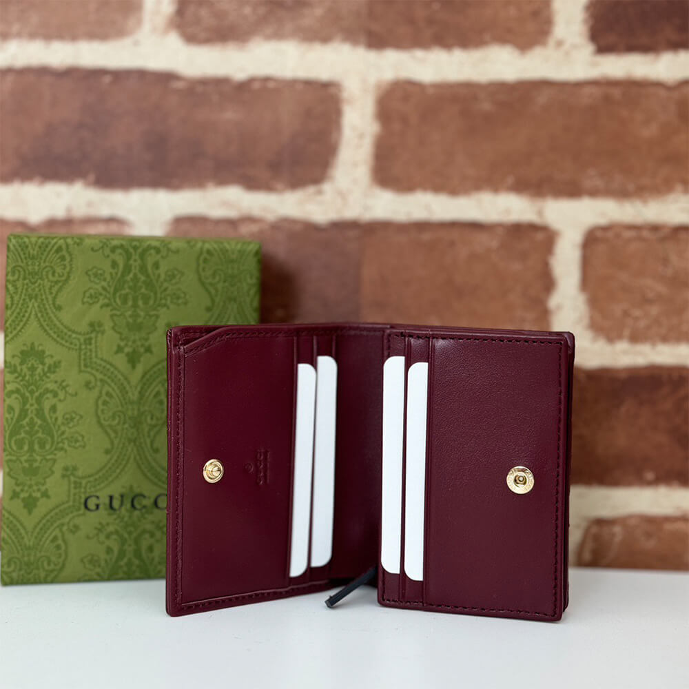 Gucci GG Marmont Card Case Wallet Bag - Replica Luxury Bags™