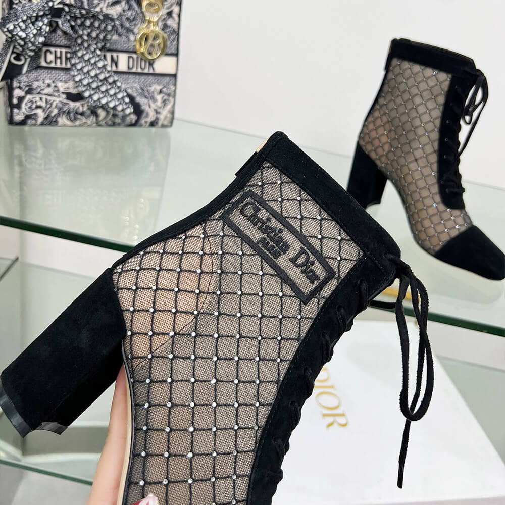 Dior Naughtily-D Heeled Ankle Boot Shoes - Replica Luxury Bags™