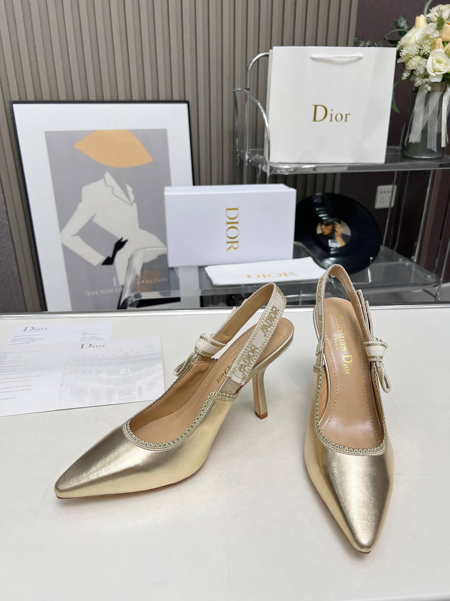 J Adior Slingback Pump Shoes - Replica Luxury Bags™