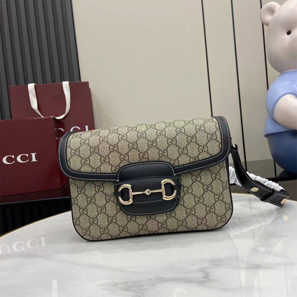 Gucci Horsebit 1955 Soft Medium Shoulder Bag - Replica Luxury Bags™