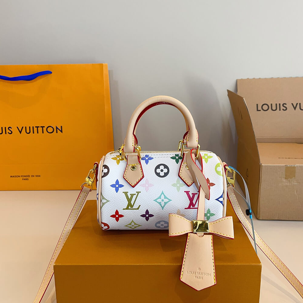 LV x TM Nano Speedy Bag - Replica Luxury Bags™