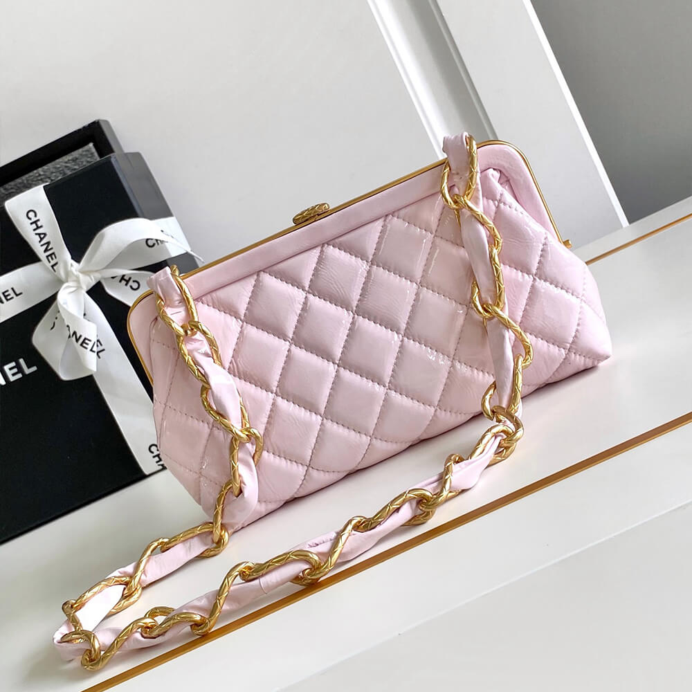 Chanel Large Clutch Bow Knot Bag With Chain - Replica Luxury Bags™