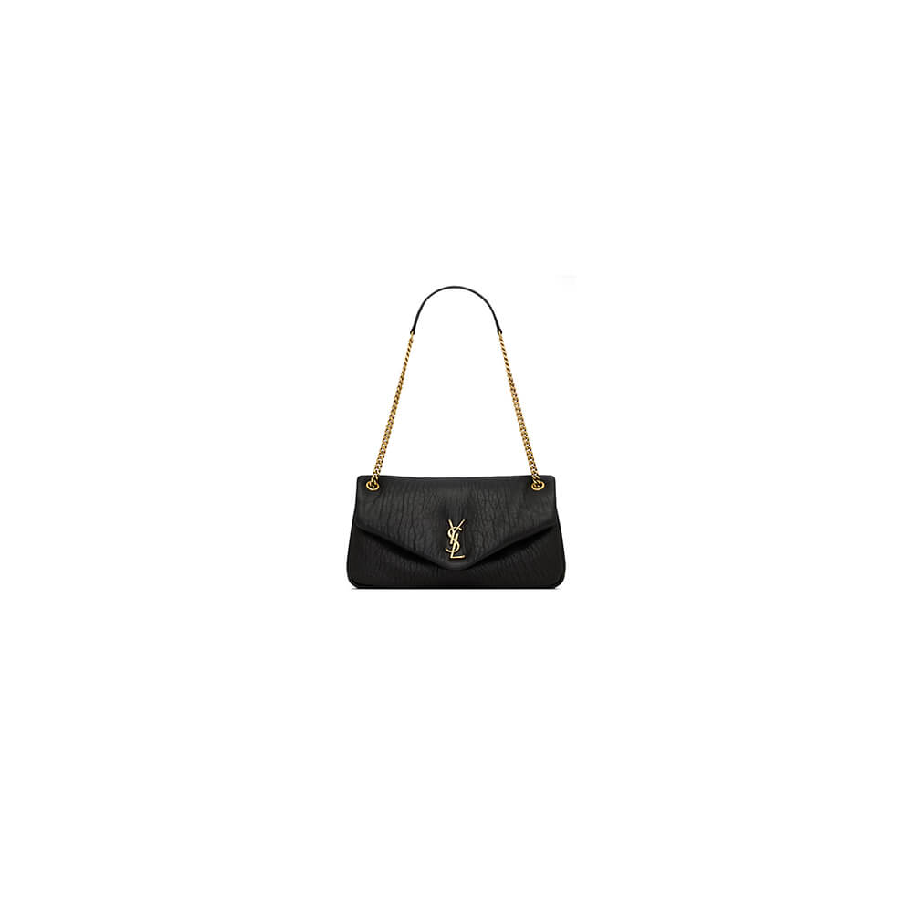 YSL Calypso Medium Bag in Grained Lambskin - Replica Luxury Bags™