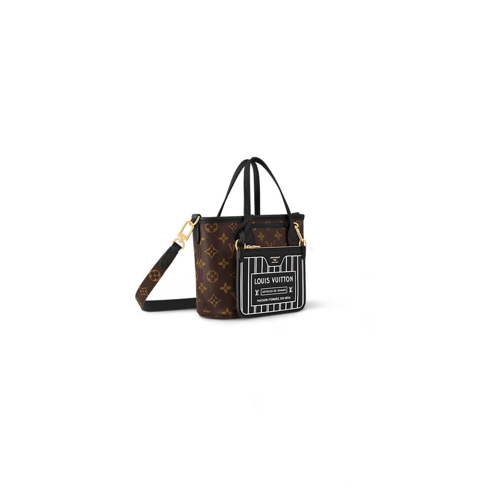 LV Neverfull Bandouliere Inside Out BB Bag - Replica Luxury Bags™