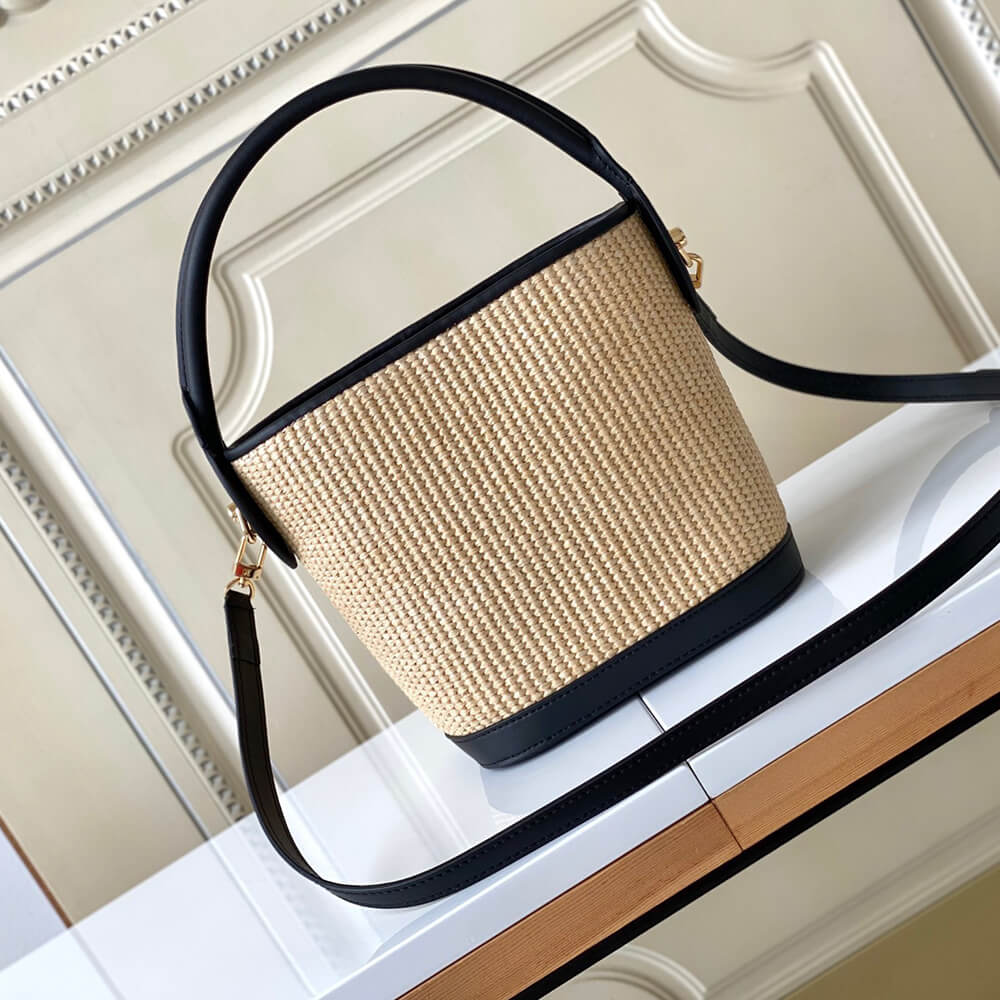 LV Petit Bucket Raffia Bag - Replica Luxury Bags™