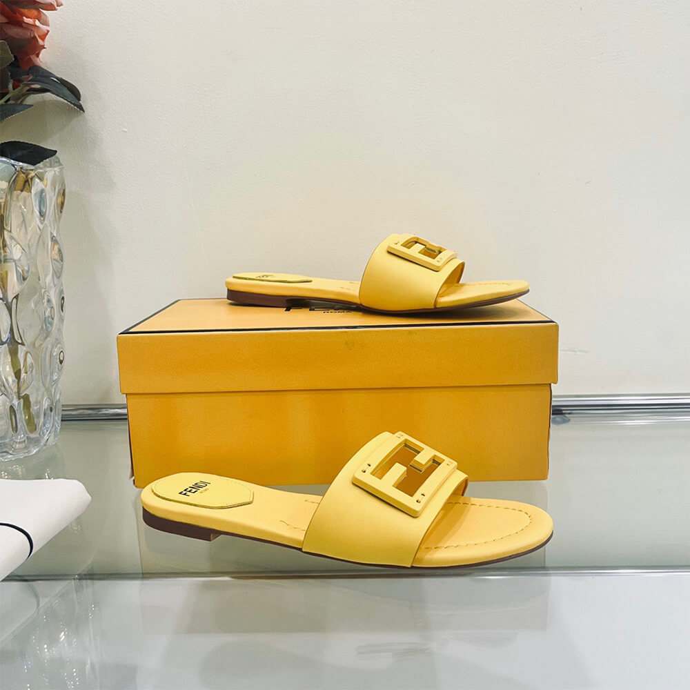 Fendi Baguette Slides Shoes - Replica Luxury Bags™
