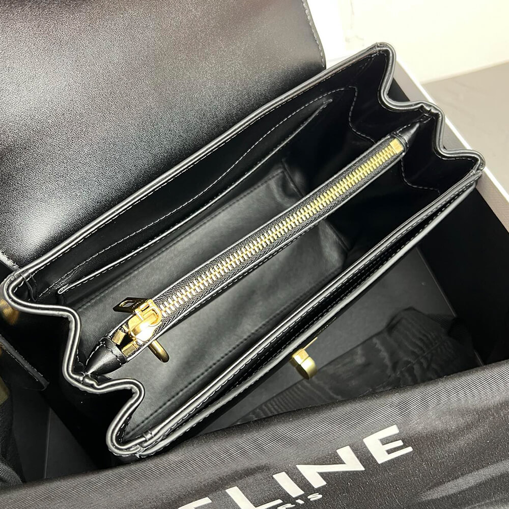 Celine Small 16 Bag in Satinated Calfskin - Replica Luxury Bags™